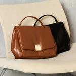 New Paris Large Lamb Leather Bag