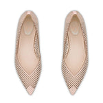 Ginger 10 Crystal Embellished Flat Pump
