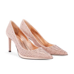 Virgyn 85mm Crystal Embellished Pumps