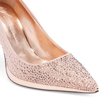 Virgyn 85mm Crystal Embellished Pumps