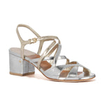 Janet Multi Strap Mid Heel Sandals
