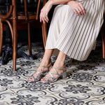 Janet Multi Strap Mid Heel Sandals