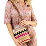 Small Printed Bucket Bag
