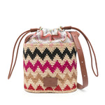 Small Printed Bucket Bag