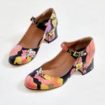 Philomene 45 Flower Printed Mary Jane Pumps