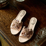 Veneziana Crystal Embellished Slide