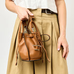 Logo Charm Mini Bucket Bag