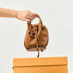 Logo Charm Mini Bucket Bag