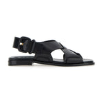 Crossover Simple Leather Sandal