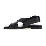 Crossover Simple Leather Sandal