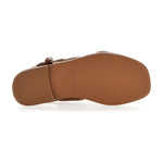 Crossover Simple Leather Sandal