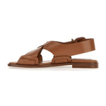 Crossover Simple Leather Sandal