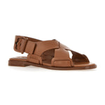 Crossover Simple Leather Sandal