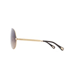 Aly Aviator Metal Sunglasses
