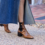 Angie Leather Glove Boots