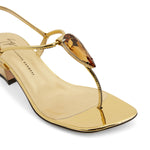 Anthonia Gem Thong Mid Heel Sandal