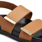 Barrette Double Strap Flat Sandal