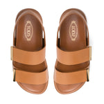 Barrette Double Strap Flat Sandal