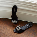Cryilla Satin Buckle Slide