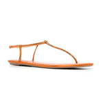 Diana R Swarovski Embellished T-Bar Flat Sandals
