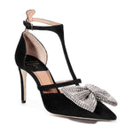 Faye 90 Strass Bow Pumps