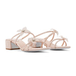 Catherina 40 Lace Strass Slides