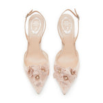 Floriane 80 Lace Strass Pump