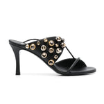 Stella Lace Up Stud Mules 80