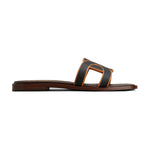 Kate Leather Chain Slides