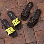 Kate Leather Chain Slides
