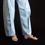 Lilith Crystal Flat Slides