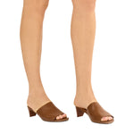 Lux Mid Heel Slides