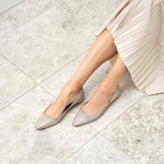 Maia Woven Metallic Flat
