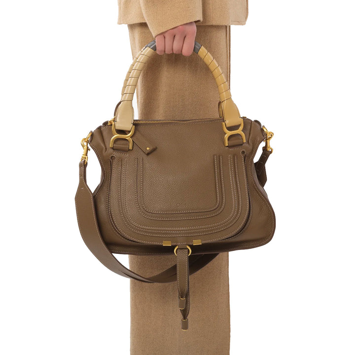 Marcie Double Carry Handwrapped Bag