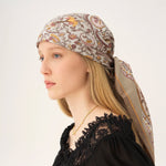 Paisley Print Square Scarf