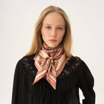 Paisley Print Square Scarf