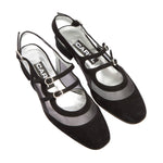 Peche Night Mesh Double Strap Slingback