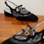 Peche Night Mesh Double Strap Slingback
