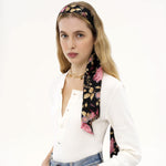 Peonies Wide Bandeau Scarf