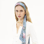 Peonies Wide Bandeau Scarf