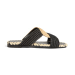 Prado Woven Flat Slide