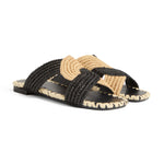 Prado Woven Flat Slide