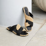 Prado Woven Flat Slide