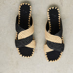 Prado Woven Flat Slide