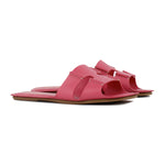 Natural Calf Leather Slides