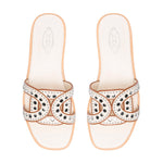 Studded Kate Chain Slides