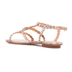 Tequila cyrstal embellished flat sandals