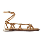 Uma Knotted Leather Sandals