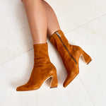 80mm Stretch Suede Boots