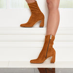 80mm Stretch Suede Boots